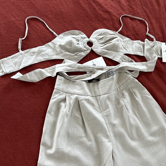 Adorable Linen 2 piece set - Picture 3 of 9